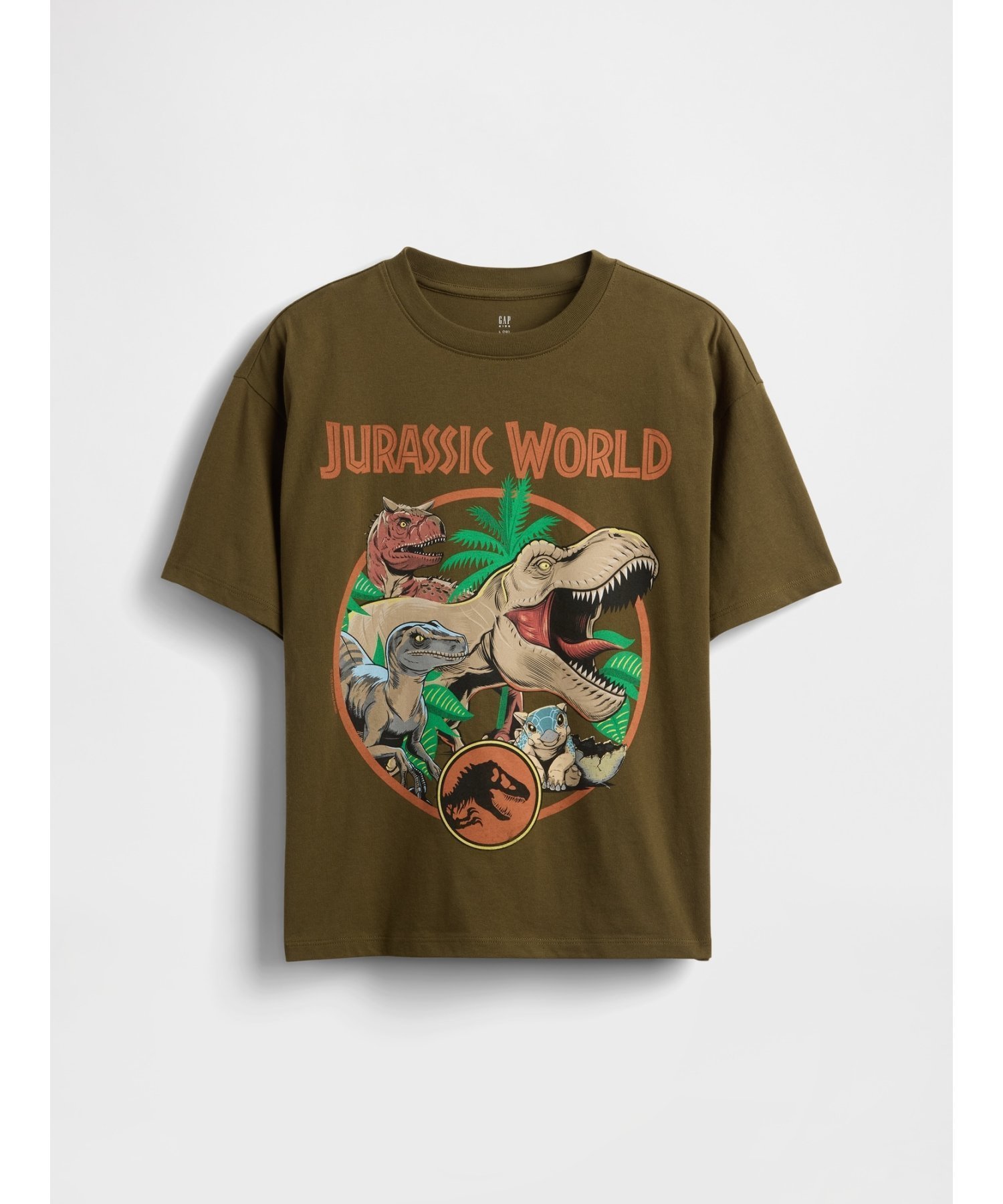 【ギャップ/GAP / KIDS】のヘビーウェイト オーガニックコットン グラフィックTシャツ (キッズ) インテリア・キッズ・メンズ・レディースファッション・服の通販 founy(ファニー) 　ファッション　Fashion　キッズファッション　KIDS Children’s Clothing　グラフィック　Graphic　ストレート　Straight　フィット　Fit　フロント　Front　半袖　Short Sleeve　おすすめ　Recommend　DARK_OLIVE|ID: prp329100004597170 ipo3291000000032672161