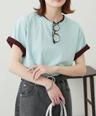 【チャオパニックティピー/CIAOPANIC TYPY】の【willow】カラーレイヤードワンポイント刺繍TEE サックスブルー|ID: prp329100004597183 ipo3291000000032672301