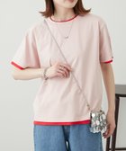 【チャオパニックティピー/CIAOPANIC TYPY】の【willow】カラーレイヤードワンポイント刺繍TEE ピンク|ID: prp329100004597183 ipo3291000000032672303