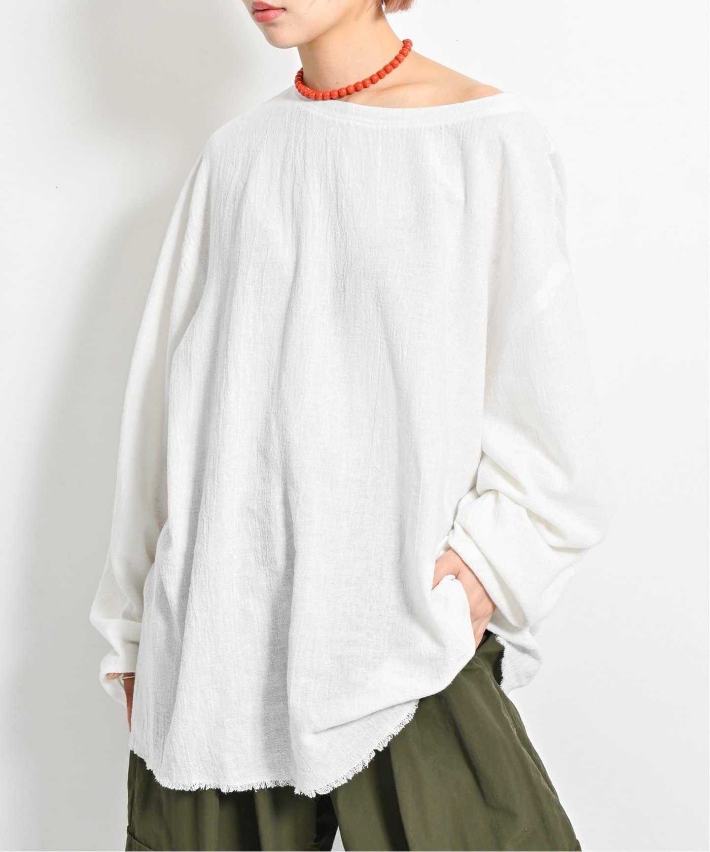 【シティーショップ/CITYSHOP】の《追加》ASA/C BIO WASH PULLOVER 4 ブラウス 人気、トレンドファッション・服の通販 founy(ファニー) 　ファッション　Fashion　レディースファッション　Ladies' Fashion Online　トップス・カットソー　Tops/Tshirt　シャツ/ブラウス　Shirts/Blouses　プルオーバー　Pullover　2025年　2025　2025春夏・S/S　Ss,Spring/Summer,2025　 other-1|ID: prp329100004597197 ipo3291000000032672457