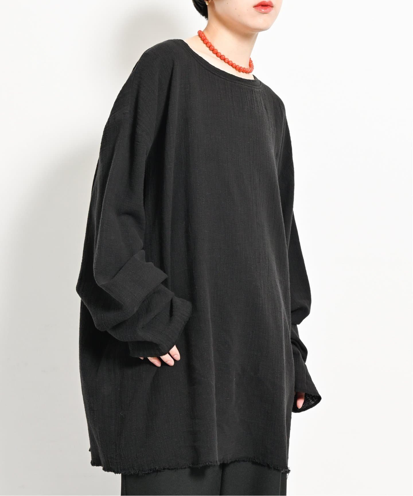 【シティーショップ/CITYSHOP】の《追加》ASA/C BIO WASH PULLOVER 4 ブラウス インテリア・キッズ・メンズ・レディースファッション・服の通販 founy(ファニー) 　ファッション　Fashion　レディースファッション　Ladies' Fashion Online　トップス・カットソー　Tops/Tshirt　シャツ/ブラウス　Shirts/Blouses　プルオーバー　Pullover　2025年　2025　2025春夏・S/S　Ss,Spring/Summer,2025　ブラック|ID: prp329100004597197 ipo3291000000032672459