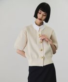 【アダム エ ロペ/ADAM ET ROPE'】の【サステナブル】カラー付きハーフスリーブカーディガン 人気、トレンドファッション・服の通販 founy(ファニー) ファッション Fashion レディースファッション Ladies' Fashion Online トップス・カットソー Tops/Tshirt カーディガン Cardigans ウォッシャブル Washable カーディガン Cardigan サテン Satin ジャケット Jacket ツイスト Twist デニム Denim バランス Balance フェミニン Feminine フォルム Form フロント Front ボックス Box ポケット Pocket A/W・秋冬 Aw・Autumn/Winter・Fw・Fall-Winter おすすめ Recommend 夏 Summer 2026年 2026 thumbnail オフホワイト(15)|ID: prp329100004597208 ipo3291000000032672583