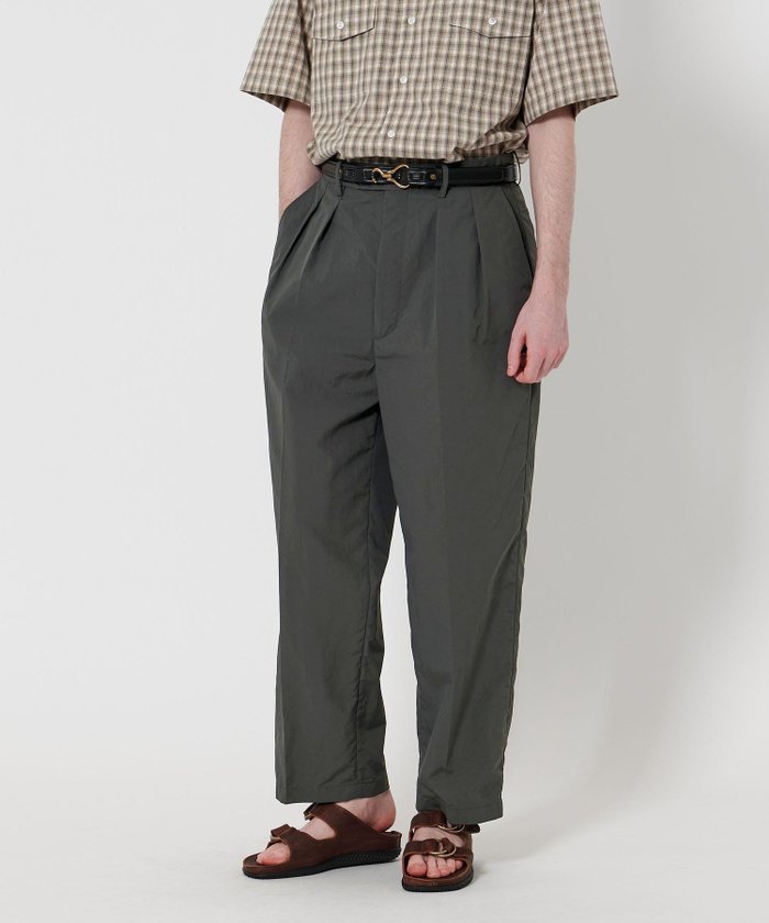 【ビューティ&ユース ユナイテッドアローズ/BEAUTY&YOUTH / UNITED ARROWS / MEN】のSteven Alan サプレックス インツープリーツ ドレス トラウザーズ インテリア・キッズ・メンズ・レディースファッション・服の通販 founy(ファニー) https://founy.com/ ファッション Fashion メンズファッション Fashion for Men スラックス Slacks, Dress Pants テーパード Tapered, Tapered Pants ドレス Dress, One-Piece ワイド Wide, Wide Fit |ID: prp329100004597237 ipo3291000000032743500
