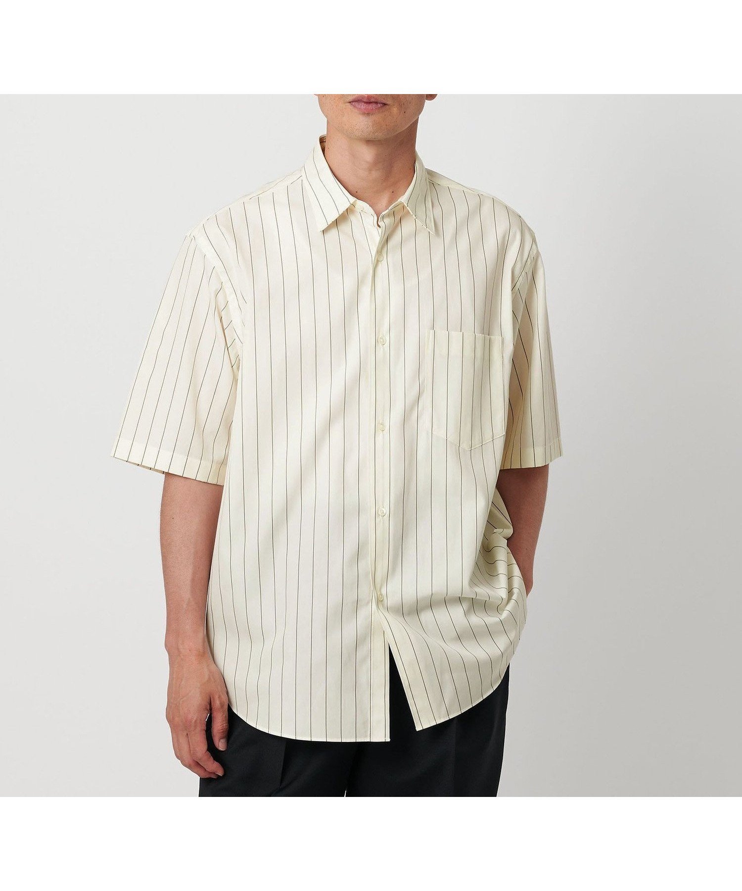【ビューティ&ユース ユナイテッドアローズ/BEAUTY&YOUTH / UNITED ARROWS / MEN】のHI-LINE 120/2 ブロード レギュラーカラー シャツ 人気、トレンドファッション・服の通販 founy(ファニー) 　ファッション　Fashion　メンズファッション　Fashion for Men　ストライプ　Stripe, Striped Pattern　スニーカー　Sneakers, Trainers　デニム　Denim, Jeans Material　ドレス　Dress, One-Piece　バランス　Balance, Style Balance　ブロード　Broadcloth, Fine Cotton　モダン　Modern, Contemporary　リラックス　Relax, Relaxed Fit　レギュラー　Regular, Standard Fit　ワーク　Workwear, Utility Style　おすすめ　Recommended / Our Picks　 other-1|ID: prp329100004597243 ipo3291000000032673052