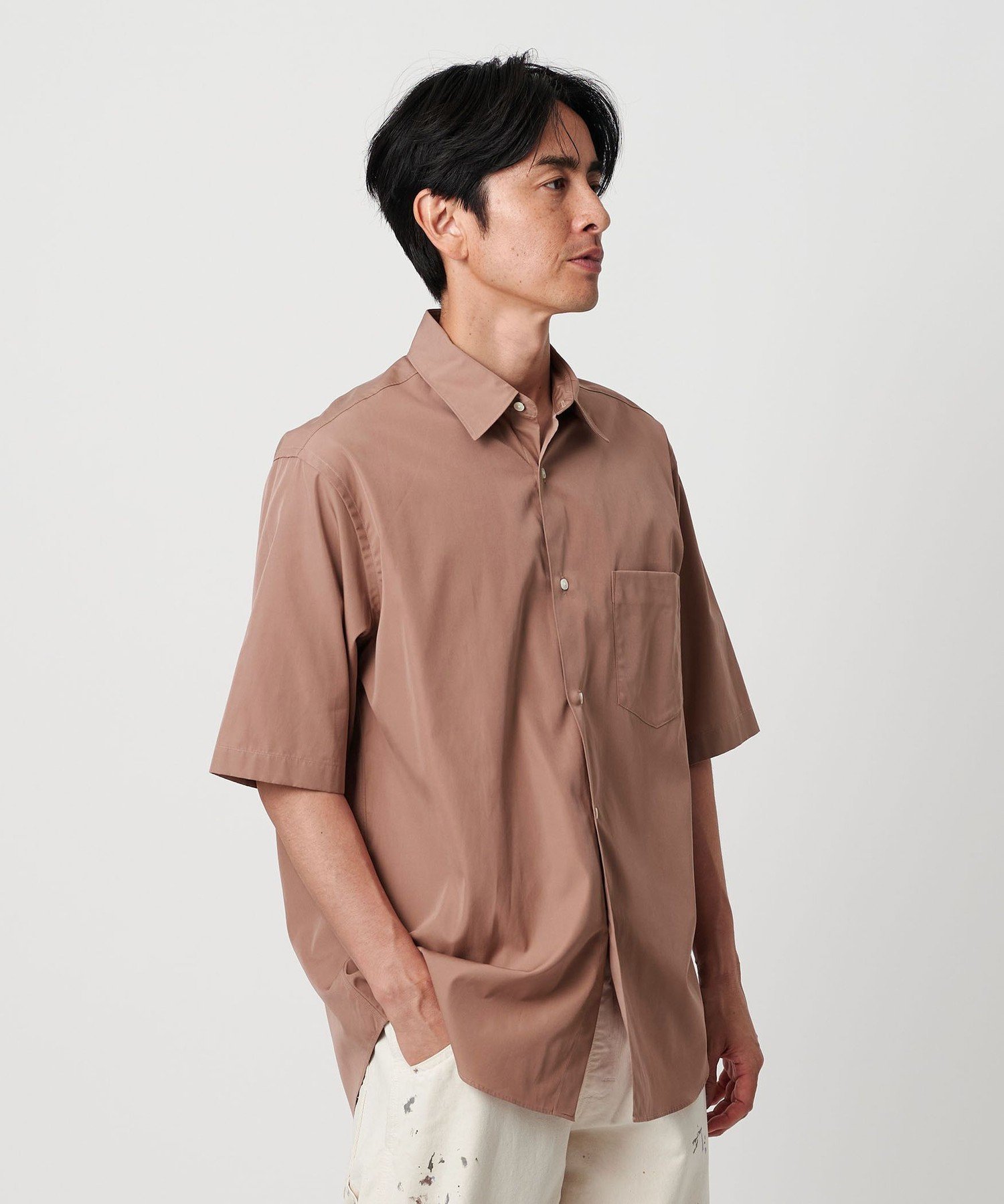 【ビューティ&ユース ユナイテッドアローズ/BEAUTY&YOUTH / UNITED ARROWS / MEN】のHI-LINE 120/2 ブロード レギュラーカラー シャツ インテリア・キッズ・メンズ・レディースファッション・服の通販 founy(ファニー) 　ファッション　Fashion　メンズファッション　Fashion for Men　ストライプ　Stripe, Striped Pattern　スニーカー　Sneakers, Trainers　デニム　Denim, Jeans Material　ドレス　Dress, One-Piece　バランス　Balance, Style Balance　ブロード　Broadcloth, Fine Cotton　モダン　Modern, Contemporary　リラックス　Relax, Relaxed Fit　レギュラー　Regular, Standard Fit　ワーク　Workwear, Utility Style　おすすめ　Recommended / Our Picks　LT.PINK|ID: prp329100004597243 ipo3291000000032673055