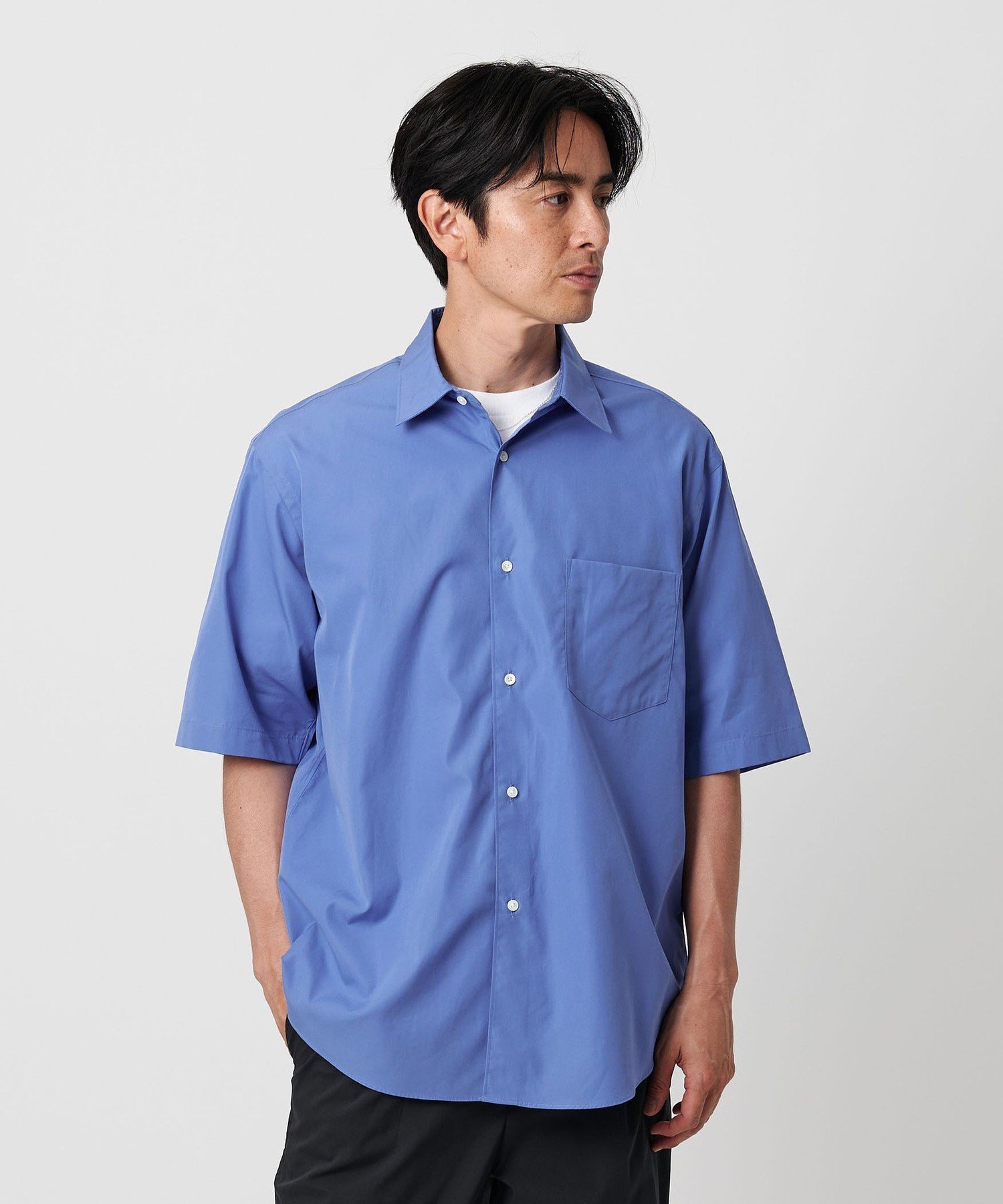 【ビューティ&ユース ユナイテッドアローズ/BEAUTY&YOUTH / UNITED ARROWS / MEN】のHI-LINE 120/2 ブロード レギュラーカラー シャツ インテリア・キッズ・メンズ・レディースファッション・服の通販 founy(ファニー) 　ファッション　Fashion　メンズファッション　Fashion for Men　ストライプ　Stripe, Striped Pattern　スニーカー　Sneakers, Trainers　デニム　Denim, Jeans Material　ドレス　Dress, One-Piece　バランス　Balance, Style Balance　ブロード　Broadcloth, Fine Cotton　モダン　Modern, Contemporary　リラックス　Relax, Relaxed Fit　レギュラー　Regular, Standard Fit　ワーク　Workwear, Utility Style　おすすめ　Recommended / Our Picks　COBALT|ID: prp329100004597243 ipo3291000000032673056