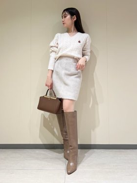 【スナイデル/SNIDEL】 【BEARPAW】ケーブルニットプルオーバー人気、トレンドファッション・服の通販 founy(ファニー) ファッション Fashion レディースファッション Ladies' Fashion Online トップス・カットソー Tops/Tshirt ニット Knit Tops プルオーバー Pullover イエロー Yellow インナー Inner コラボ Collaboration コンパクト Compact ジャケット Jacket ボトム Bottom エレガント 上品 Elegant |ID:prp329100004597254