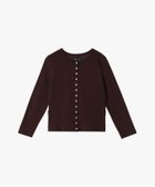 【アニエスベー ファム/agnes b. FEMME】のオーガニックコットン 長袖 カーディガンプレッション Le Petit ダークブラウン|ID: prp329100004597270 ipo3291000000032673378