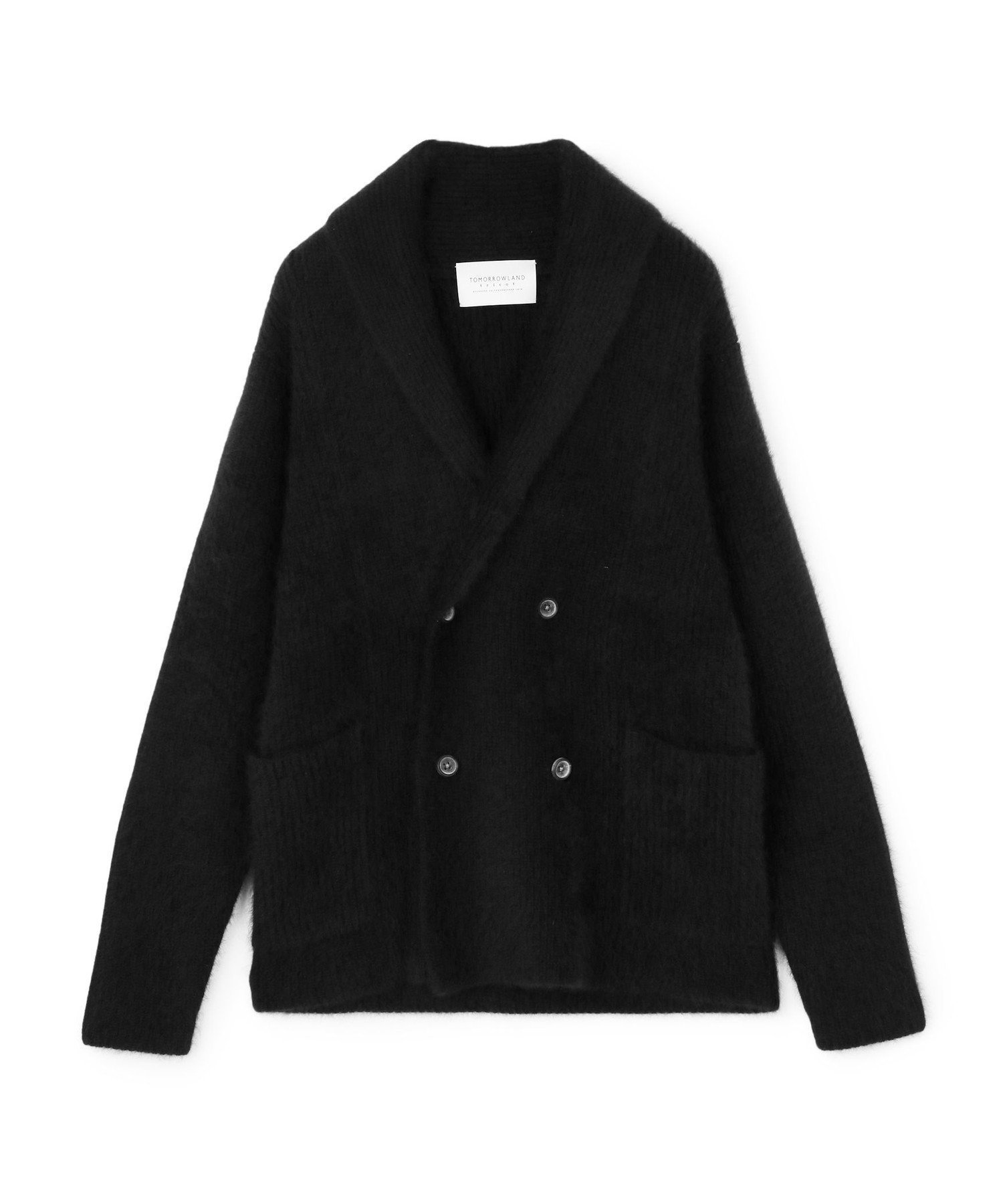 【トゥモローランド/TOMORROWLAND / MEN】のTOMORROWLAND tricot ラクーンカシミヤ ショールカラーニット インテリア・キッズ・メンズ・レディースファッション・服の通販 founy(ファニー) 　ファッション　Fashion　メンズファッション　Men's Style Online　エアリー　Airy　カシミヤ　Cashmere　ショール　Shawl　バランス　Balance　フロント　Front　ラグジュアリー　Luxury　畦　Ridge　19 ブラック|ID: prp329100004597274 ipo3291000000032673415