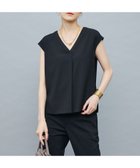 【ノーリーズ/NOLLEY'S】のバックサテンジョーゼットVネックブラウス ブラック|ID: prp329100004597275 ipo3291000000033560408