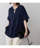 【ディスコート/Discoat】の【シワになりにくい0】キレイメスキッパーブラウス 人気、トレンドファッション・服の通販 founy(ファニー) ファッション Fashion レディースファッション Ladies' Fashion Online トップス・カットソー Tops/Tshirt シャツ/ブラウス Shirts/Blouses スキッパー Skipper スリット Slit バランス Balance リラックス Relax エレガント 上品 Elegant thumbnail ネイビー|ID: prp329100004597276 ipo3291000000032673447