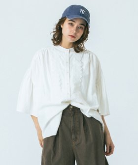 【ローズバッド/ROSE BUD】のGENE HEAVENS/LACE YORK RUFFLE SHIRT 人気、トレンドファッション・服の通販 founy(ファニー) ファッション Fashion レディースファッション Ladies' Fashion Online トップス・カットソー Tops/Tshirt シャツ/ブラウス Shirts/Blouses エレガント 上品 Elegant ギャザー Gather ジーンズ Jeans スラックス Slacks チェック Check デニム Denim 人気 Popularity バランス Balance フェミニン Feminine フロント Front ラッフル Raffle レース Race おすすめ Recommend 夏 Summer |ID:prp329100004597279