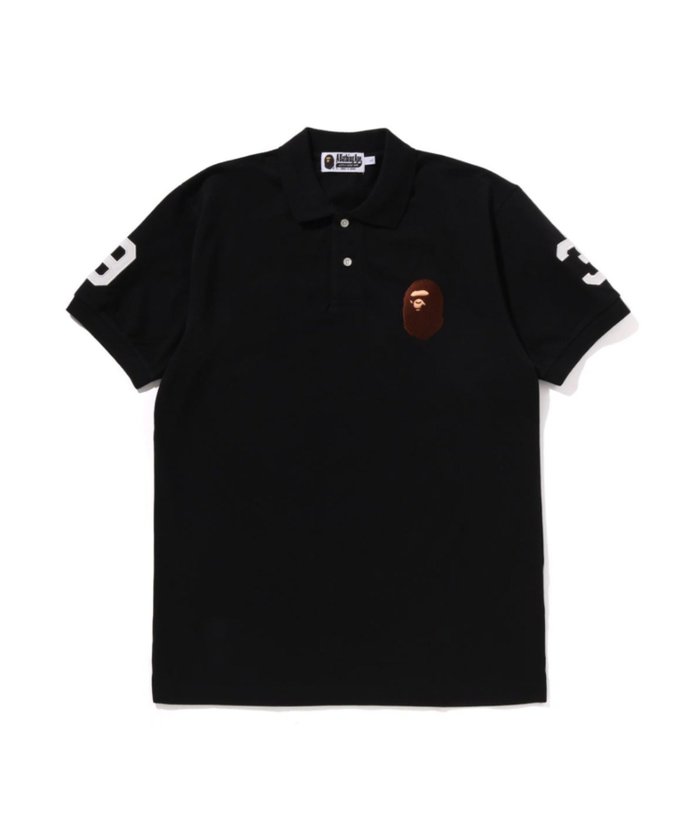 【その他のブランド/Other】のLARGE APE HEAD POLO BAPEC インテリア・キッズ・メンズ・レディースファッション・服の通販 founy(ファニー) https://founy.com/ ファッション Fashion メンズファッション Fashion for Men ポロシャツ Polo Shirt, Collared Tee 鹿の子 Piqué, Kanoko Fabric |ID: prp329100004597286 ipo3291000000032730536