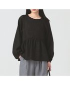 【ビームス ウイメン/BEAMS】の【6/12再値下げ】ジャガード ギャザー キリカエ ブラウス BLACK|ID: prp329100004597288 ipo3291000000032673578