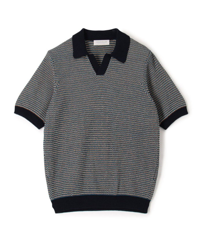 【トゥモローランド/TOMORROWLAND / MEN】のTOMORROWLAND Tricot マーセライズコットン ハーフスリーブ プルオーバーニット インテリア・キッズ・メンズ・レディースファッション・服の通販 founy(ファニー) https://founy.com/ ファッション Fashion メンズファッション Men's Style Online トップス・カットソー Tops/Tshirt/Men ニット Knit Tops スキッパー Skipper スリーブ Sleeve ハーフ Half ボーダー Border ミドル Middle 半袖 Short Sleeve 夏 Summer |ID: prp329100004597301 ipo3291000000032673708