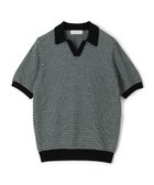 【トゥモローランド/TOMORROWLAND / MEN】のTOMORROWLAND Tricot マーセライズコットン ハーフスリーブ プルオーバーニット 18 ブラック系|ID: prp329100004597301 ipo3291000000032673711