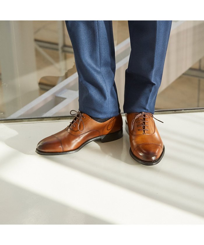 【アルフレッド バニスター/alfredoBANNISTER / MEN】の【定番】グッドイヤーウェルト 内羽根 ストレートチップシューズ インテリア・キッズ・メンズ・レディースファッション・服の通販 founy(ファニー) https://founy.com/ ファッション Fashion メンズファッション Men's Style Online シューズ・靴 Shoes/Men クッション Cushion クラシック Classic コルク Cork フィット Fit エレガント 上品 Elegant 定番 Standard |ID: prp329100004597303 ipo3291000000032673743
