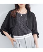 【インディヴィ/INDIVI】の【接触冷感/吸水速乾】シアーボレロ ブラック|ID: prp329100004597304 ipo3291000000032673750
