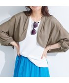 【インディヴィ/INDIVI】の【接触冷感/吸水速乾】シアーボレロ モカブラウン|ID: prp329100004597304 ipo3291000000032673752