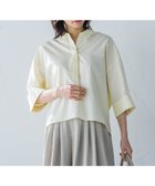 【ロートレ アモン/LAUTRE AMONT】のシワ軽減オックスフォードブラウス≪洗濯機で洗える≫ イエロー|ID: prp329100004597310 ipo3291000000032673839