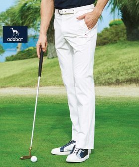 【アダバット/adabat / MEN】の【新レーベル ADABAT NAVY】ストレッチホワイトパンツ 人気、トレンドファッション・服の通販 founy(ファニー) ファッション Fashion メンズファッション Men's Style Online ボトムス Bottoms/Men コイン Coin ゴルフ Golf シンプル Simple ストレッチ Stretch フォルム Form ポケット Pocket ラウンド Round |ID:prp329100004597330
