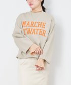 【マイカ ディール/MICA & DEAL】のワイドスリーブロゴスウェット BEIGE|ID: prp329100004597344 ipo3291000000032674126