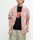 【コンバーストウキョウ/CONVERSE TOKYO】のSTAR JACQUARD KNIT CARDIGAN 人気、トレンドファッション・服の通販 founy(ファニー) ファッション Fashion レディースファッション Fashion for Women トップス・カットソー Cut & Sew Tops ニット Knit Tops & Sweaters カーディガン・羽織り Layered Style Cardigans おすすめ Recommended / Our Picks カーゴパンツ Cargo Pants, Utility Pants カーディガン Cardigan, Knitwear シンプル Simple, Minimal スラックス Slacks, Dress Pants タンク Tank Top, Sleeveless Top デニム Denim, Jeans Material ルーズ Loose, Oversized thumbnail ピンク|ID: prp329100004597345 ipo3291000000032755113