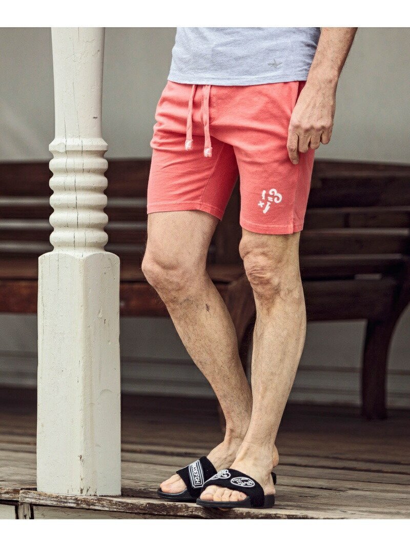 【シフォン/SHIFFON / MEN】の1PIU1UGUALE3 RELAX サンドウォッシュスウェットハーフパンツ インテリア・キッズ・メンズ・レディースファッション・服の通販 founy(ファニー) 　ファッション　Fashion　メンズファッション　Men's Style Online　ボトムス　Bottoms/Men　ハーフ / ショートパンツ　Short Pants　ドローコード　Draw Cord　ハーフ　Half　ポケット　Pocket　リラックス　Relax　coral|ID: prp329100004597349 ipo3291000000032674162