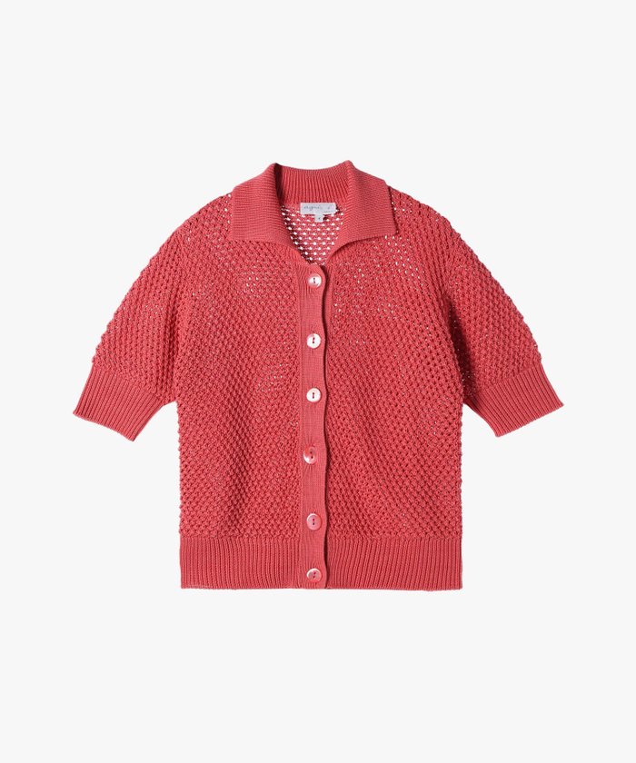 【アニエスベー ファム/agnes b. FEMME】のコットン 半袖 ニットカーディガン Stella インテリア・キッズ・メンズ・レディースファッション・服の通販 founy(ファニー) https://founy.com/ ファッション Fashion レディースファッション Ladies' Fashion Online トップス・カットソー Tops/Tshirt ニット Knit Tops カーディガン Cardigans イタリア Italy カーディガン Cardigan クラシカル Classical 半袖 Short Sleeve 夏 Summer 春 Spring S/S・春夏 Ss・Spring/Summer |ID: prp329100004597571 ipo3291000000032676787