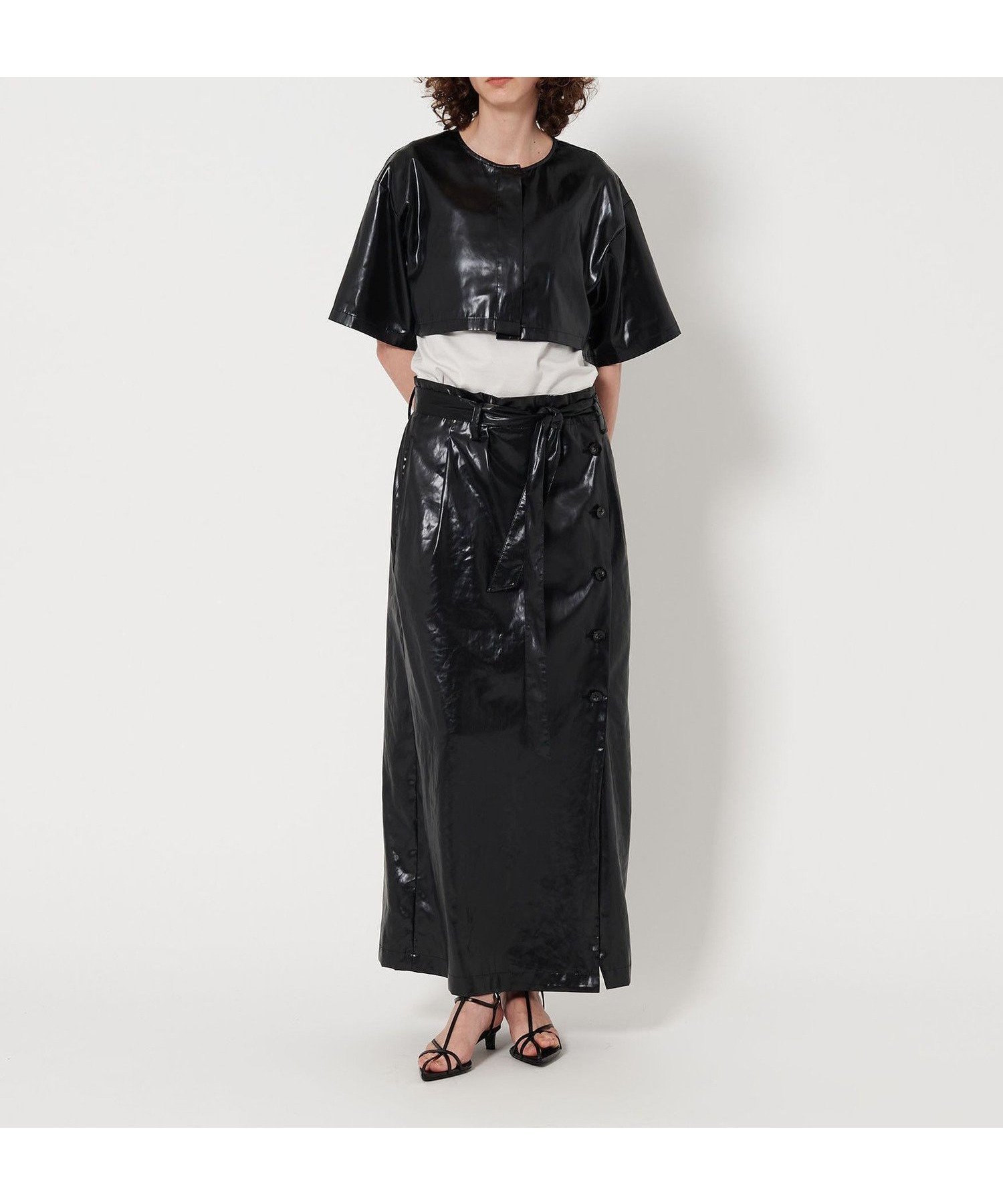 【ビューティ&ユース ユナイテッドアローズ/BEAUTY&YOUTH / UNITED ARROWS】の6(ROKU) ポリエステル サテン ロングスカート 人気、トレンドファッション・服の通販 founy(ファニー) 　ファッション　Fashion　レディースファッション　Ladies' Fashion Online　スカート　Skirt　ロングスカート　Long Skirt　おすすめ　Recommend　サテン　Satin　タイツ　Tights　バランス　Balance　フロント　Front　ポケット　Pocket　レギンス　Leggings　ロング　Long　 other-1|ID: prp329100004597578 ipo3291000000032676887