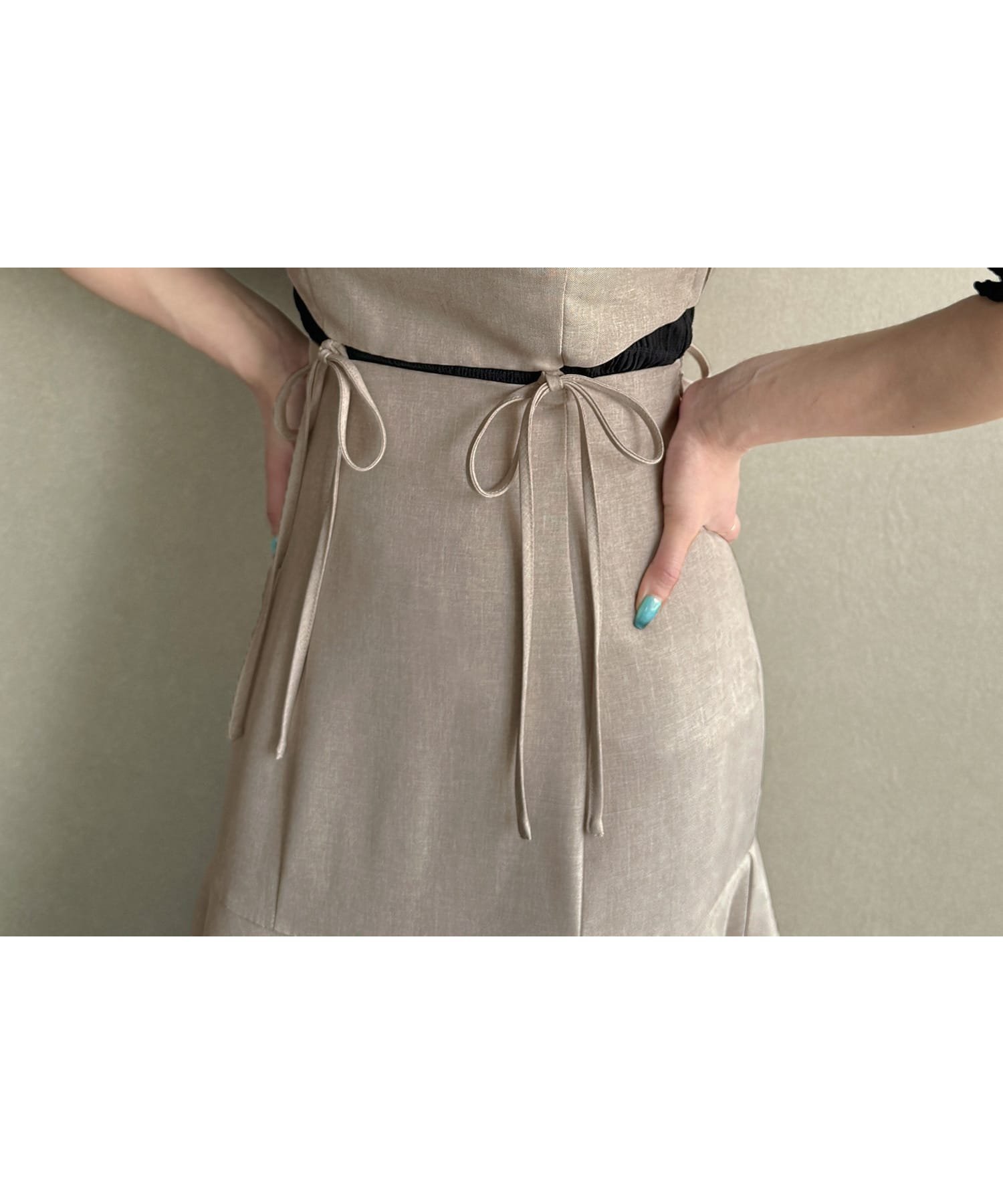 【ジュノア/JUNOAH】の【ビスチェ取り外し可能】キャミワンピース インテリア・キッズ・メンズ・レディースファッション・服の通販 founy(ファニー) 　ファッション　Fashion　レディースファッション　Ladies' Fashion Online　ワンピース　Dress　キャミワンピース　No Sleeve Dresses　キャミワンピース　Cami Dress　ビスチェ　Bustier　ライトベージュ|ID: prp329100004597585 ipo3291000000032676962