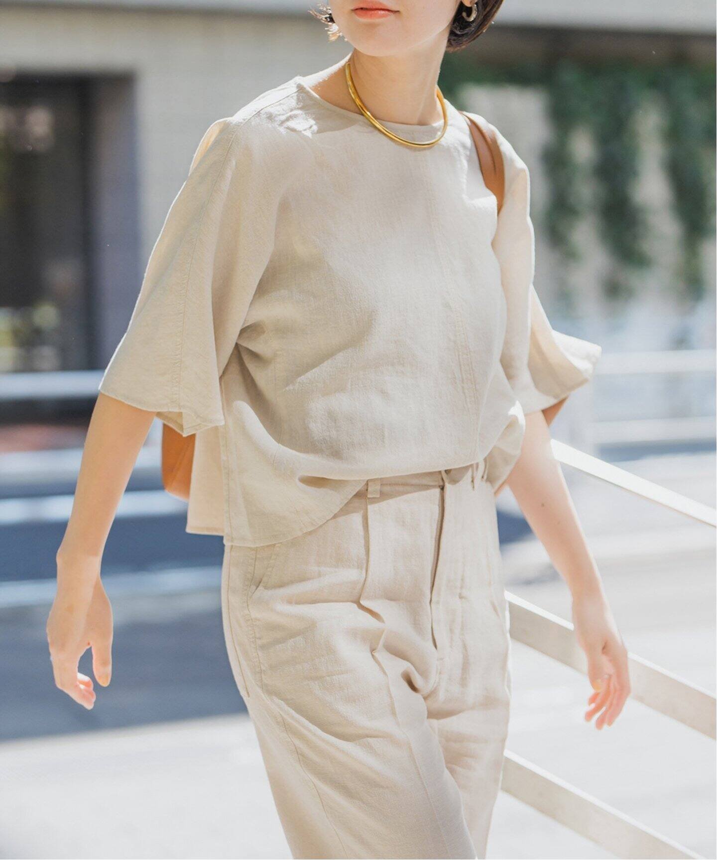 【スピック&スパン/Spick & Span】の《追加》ハイブリッドラミーTトップス インテリア・キッズ・メンズ・レディースファッション・服の通販 founy(ファニー) 　ファッション　Fashion　レディースファッション　Fashion for Women　トップス・カットソー　Cut & Sew Tops　サマー　Summer, Summer Style　人気　Popular, Best Seller　再入荷　Restock / Back in Stock　ベージュ|ID: prp329100004597593 ipo3291000000032677094