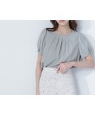 【ナチュラル ビューティー ベーシック/NATURAL BEAUTY BASIC】のボートネックタックブラウス 人気、トレンドファッション・服の通販 founy(ファニー) ファッション Fashion レディースファッション Ladies' Fashion Online トップス・カットソー Tops/Tshirt シャツ/ブラウス Shirts/Blouses ジョーゼット Georgette スリーブ Sleeve エレガント 上品 Elegant thumbnail カーキ|ID: prp329100004597594 ipo3291000000032677108