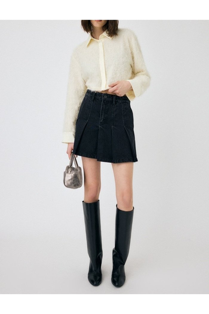 【マウジー/moussy】のPLEATED デニムミニスカート インテリア・キッズ・メンズ・レディースファッション・服の通販 founy(ファニー) https://founy.com/ ファッション Fashion レディースファッション Ladies' Fashion Online スカート Skirt ミニスカート Mini Skirts おすすめ Recommend カーディガン Cardigan デニム Denim プリーツ Pleats ミニスカート Mini Skirt |ID: prp329100004597597 ipo3291000000032677137