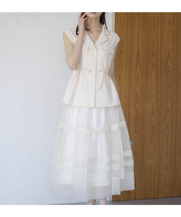 【ノエラ/Noela】のオーガンジータックスカート インテリア・キッズ・メンズ・レディースファッション・服の通販 founy(ファニー) https://founy.com/ ファッション Fashion レディースファッション Ladies' Fashion Online スカート Skirt おすすめ Recommend オーガンジー Organdy トレンド Trend フレア Flare ベーシック Basic ボトム Bottom ポケット Pocket |ID: prp329100004597601 ipo3291000000032677178
