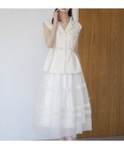 【ノエラ/Noela】のオーガンジータックスカート オフホワイト|ID: prp329100004597601 ipo3291000000032677181