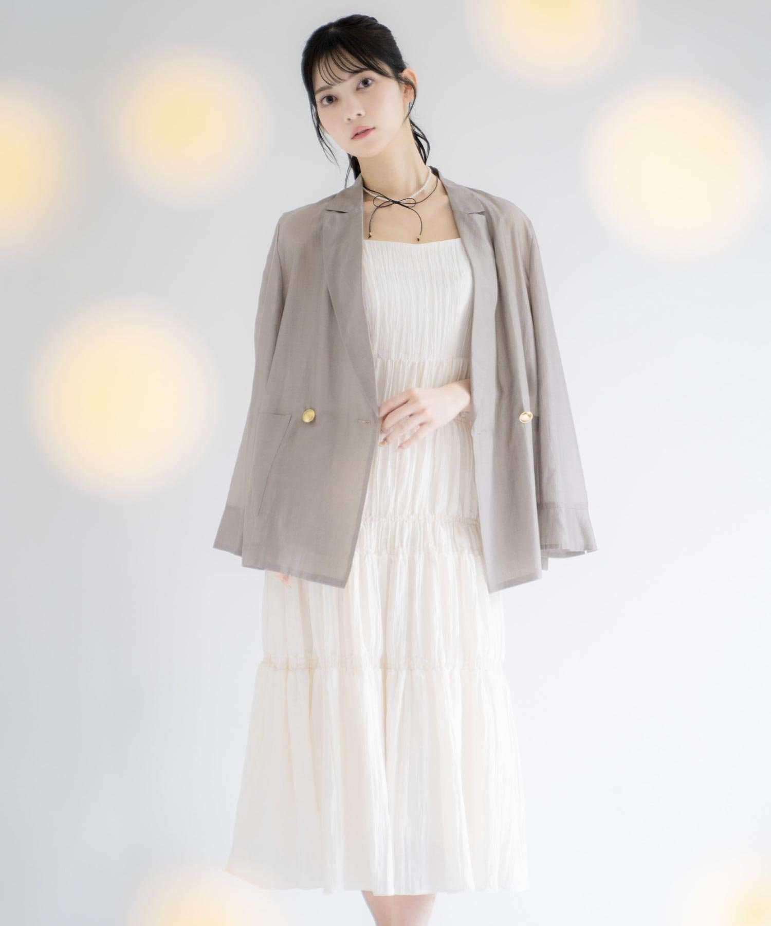 【ノエラ/Noela】のシャーリングキャミワンピ*ブラウスセット 人気、トレンドファッション・服の通販 founy(ファニー) 　ファッション　Fashion　レディースファッション　Ladies' Fashion Online　ワンピース　Dress　キャミワンピース　No Sleeve Dresses　おすすめ　Recommend　キャミワンピース　Cami Dress　ギャザー　Gather　シャーリング　Shirring　ポケット　Pocket　夏　Summer　旅行　Travel　 other-1|ID: prp329100004597604 ipo3291000000032677204