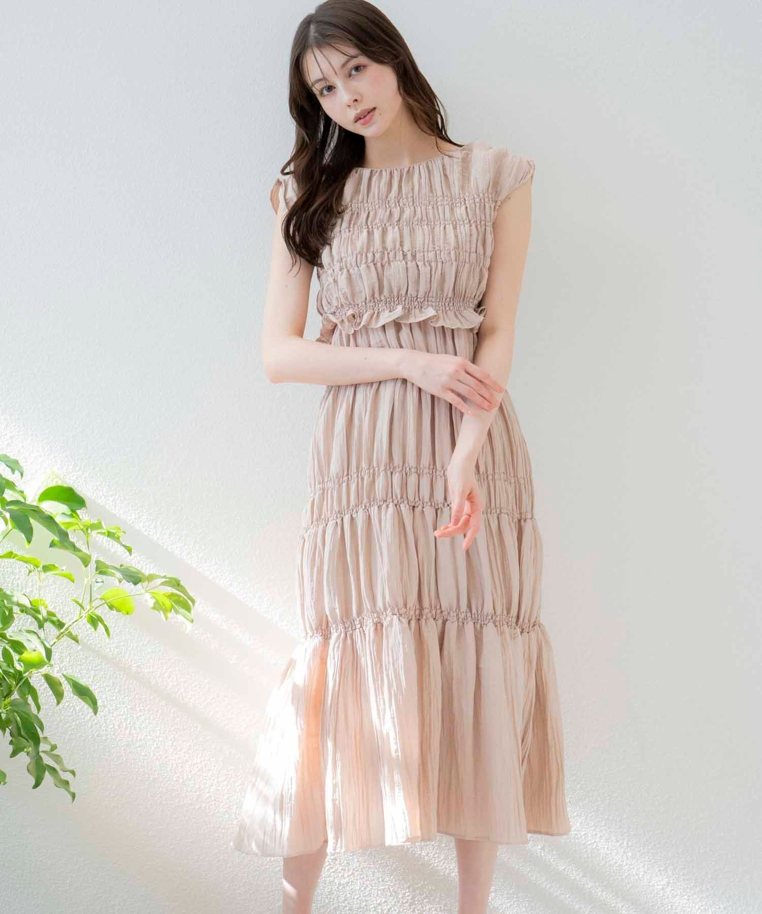 【ノエラ/Noela】のシャーリングキャミワンピ*ブラウスセット インテリア・キッズ・メンズ・レディースファッション・服の通販 founy(ファニー) 　ファッション　Fashion　レディースファッション　Ladies' Fashion Online　ワンピース　Dress　キャミワンピース　No Sleeve Dresses　おすすめ　Recommend　キャミワンピース　Cami Dress　ギャザー　Gather　シャーリング　Shirring　ポケット　Pocket　夏　Summer　旅行　Travel　ピンク|ID: prp329100004597604 ipo3291000000032677207