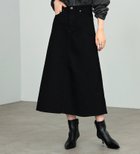 【その他のブランド/Other】のSOMETHING フレアデニムスカート ブラックデニム|ID: prp329100004597610 ipo3291000000032677291