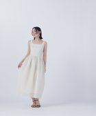 【ナチュラル ビューティー ベーシック/NATURAL BEAUTY BASIC】のジャガードドッキングフォルムワンピース オフ1|ID: prp329100004597625 ipo3291000000032677448