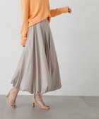 【エヌ ナチュラルビューティーベーシック/N.Natural Beauty basic】のバルーンタックスカート グレージュ|ID: prp329100004597633 ipo3291000000032677597