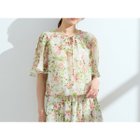 【ローズティアラ/Rose Tiara】の【セットアップ可】ローズプリントバルーンブラウス 人気、トレンドファッション・服の通販 founy(ファニー) ファッション Fashion レディースファッション Ladies' Fashion Online トップス・カットソー Tops/Tshirt シャツ/ブラウス Shirts/Blouses おすすめ Recommend シアー Sheer シャドー Shadow セットアップ Set Up チェック Check バランス Balance フェミニン Feminine プリント Print ローズ Rose 夏 Summer thumbnail ベージュ|ID: prp329100004597641 ipo3291000000032677728