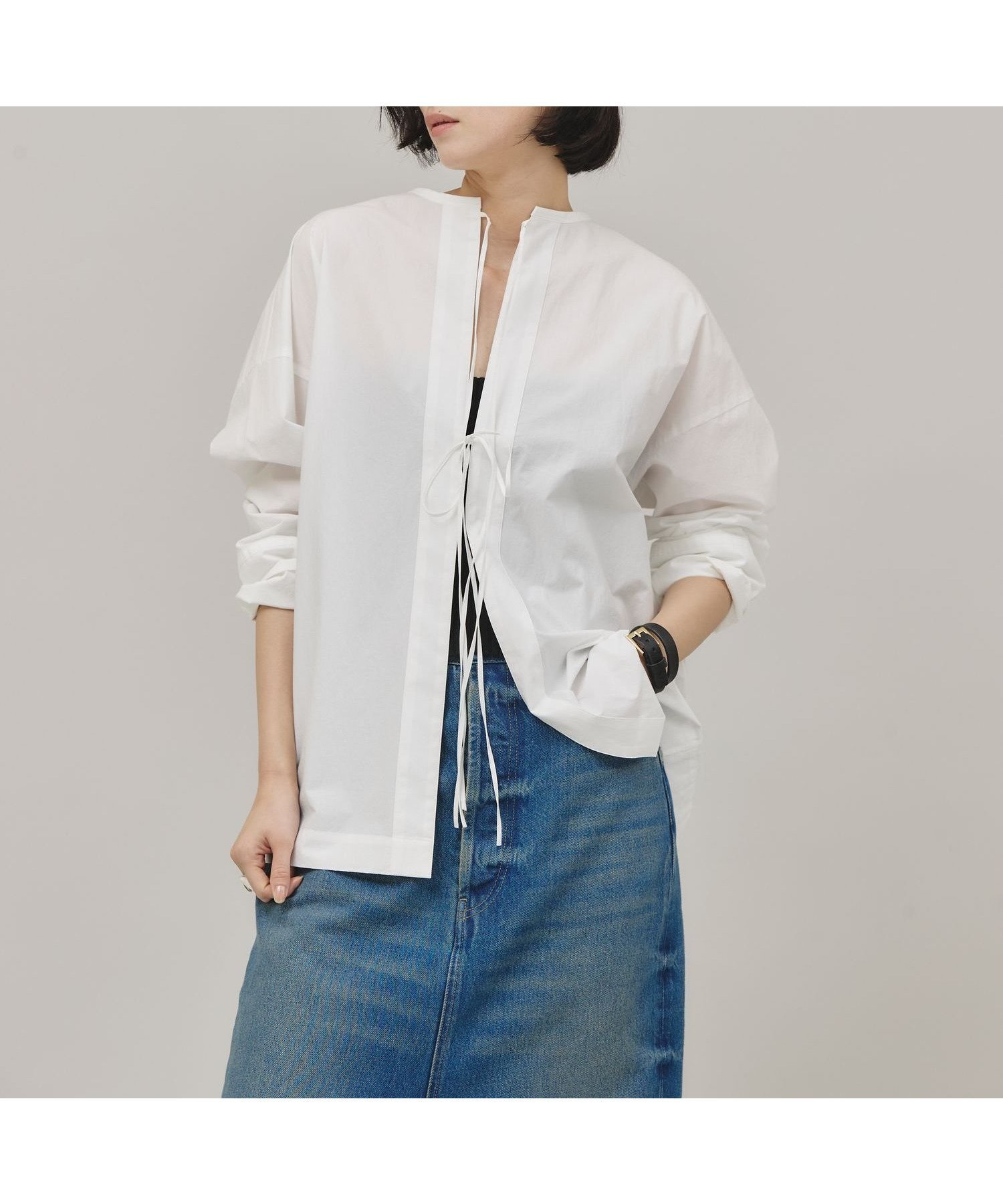 【カレンソロジー/Curensology】の2WAYリボンブラウス インテリア・キッズ・メンズ・レディースファッション・服の通販 founy(ファニー) 　ファッション　Fashion　レディースファッション　Ladies' Fashion Online　トップス・カットソー　Tops/Tshirt　シャツ/ブラウス　Shirts/Blouses　エレガント 上品　Elegant　コンパクト　Compact　シンプル　Simple　タイプライター　Typewriter　フェイス　Face　リボン　Ribbon　ホワイト02|ID: prp329100004597646 ipo3291000000032677775