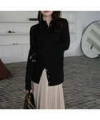 【アニュアンス/anuans】のテンセルウールレイヤーカットトップス 人気、トレンドファッション・服の通販 founy(ファニー) ファッション Fashion レディースファッション Ladies' Fashion Online トップス・カットソー Tops/Tshirt とろみ Thickness なめらか Smooth ウォッシャブル Washable カーディガン Cardigan ストレッチ Stretch ハイネック High Neck バランス Balance ビスチェ Bustier 抗菌 Antibacterial thumbnail BLACK|ID: prp329100004597657 ipo3291000000032677904
