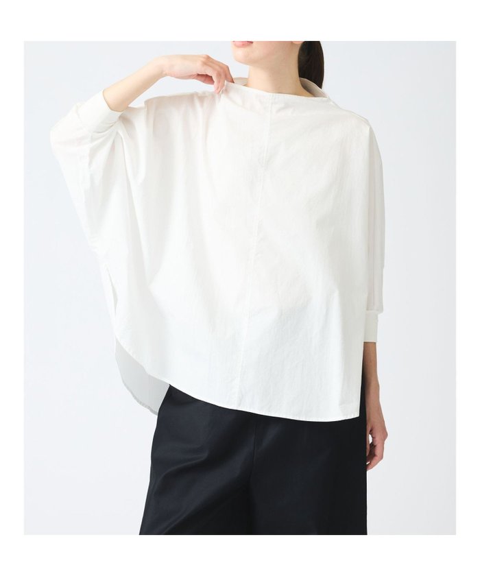 【マーコート/MARcourt】のmizuiro ind ワイドコクーンプルオーバー インテリア・キッズ・メンズ・レディースファッション・服の通販 founy(ファニー) https://founy.com/ ファッション Fashion レディースファッション Fashion for Women トップス・カットソー Cut & Sew Tops カジュアルプルオーバー・ニットトップス Pullovers & Knit Tops / Casual Pullovers シンプル Simple, Minimal フィット Fit, Slim Fit ブロード Broadcloth, Fine Cotton ベーシック Basic, Essential ポケット Pocket, Pocket Detail 無地 Plain, Solid Color |ID: prp329100004597670 ipo3291000000032761956