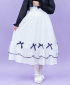 【アクシーズファム/axes femme】のマリンチュールリボンスカート 人気、トレンドファッション・服の通販 founy(ファニー) ファッション Fashion レディースファッション Ladies' Fashion Online スカート Skirt おすすめ Recommend チュール Tulle リボン Ribbon ロマンティック Romantic 夏 Summer thumbnail 白|ID: prp329100004597686 ipo3291000000032678219
