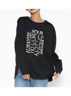 【ヴァン/Vin】のデザインロゴロングスリーブTシャツ 人気、トレンドファッション・服の通販 founy(ファニー) ファッション Fashion レディースファッション Ladies' Fashion Online トップス・カットソー Tops/Tshirt シャツ/ブラウス Shirts/Blouses ロング / Tシャツ T-Shirts インナー Inner コンパクト Compact ジャケット Jacket スリーブ Sleeve ルーズ Loose ロング Long thumbnail ブラック|ID: prp329100004597706 ipo3291000000032678476