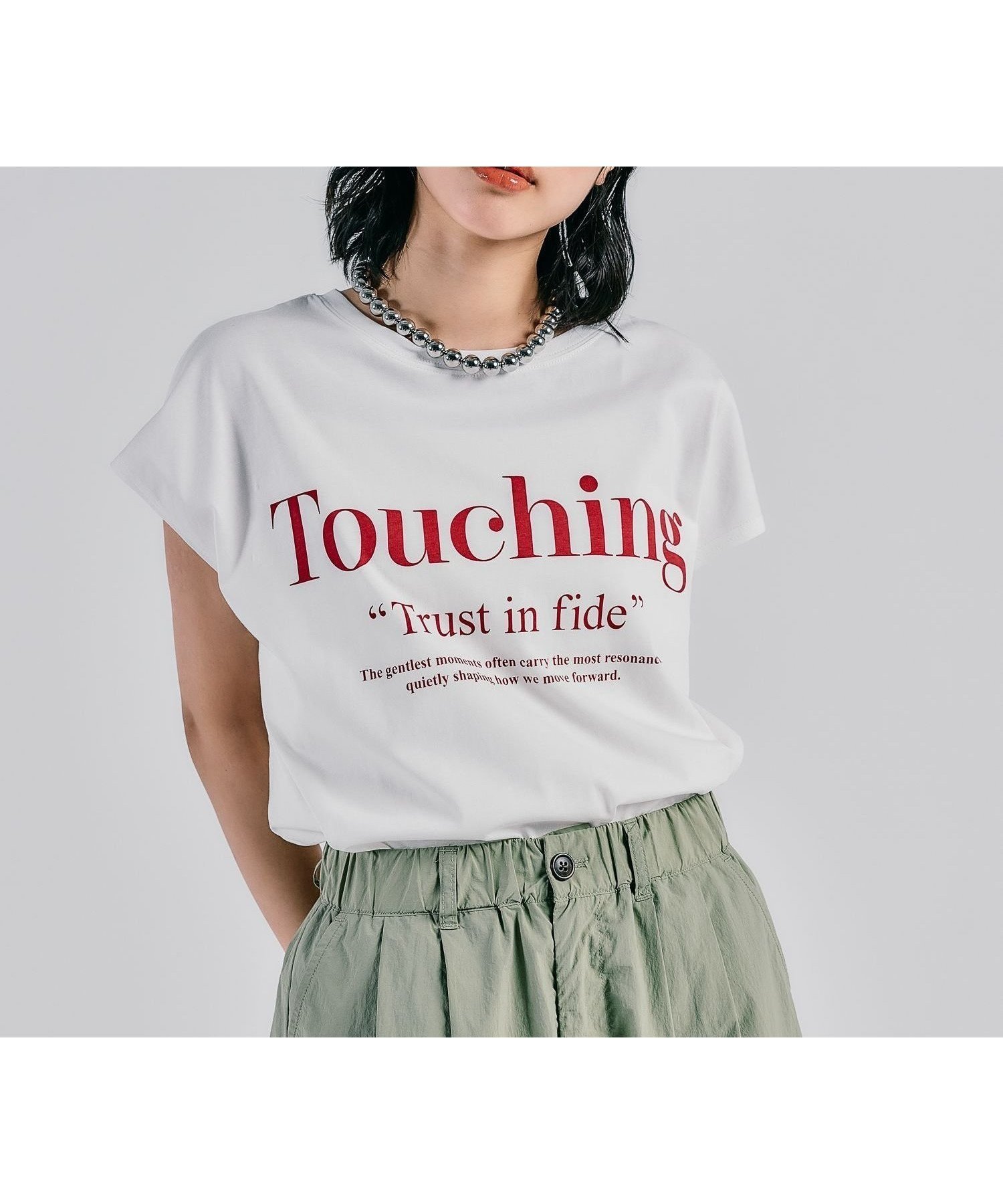 【レプシィム ローリーズファーム/LEPSIM LOWRYS FARM】のカラーロゴワイドフレンチT 人気、トレンドファッション・服の通販 founy(ファニー) 　ファッション　Fashion　レディースファッション　Ladies' Fashion Online　おすすめ　Recommend　クール　Cool　スリーブ　Sleeve　フェミニン　Feminine　フレンチ　French　プリント　Print　ベーシック　Basic　 other-1|ID: prp329100004597720 ipo3291000000032678668