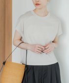 【アーバンリサーチ/URBAN RESEARCH】のスーピマコットンフレンチスリーブカットソー TAUPE|ID: prp329100004597734 ipo3291000000032678810