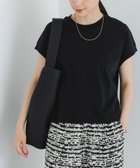【アーバンリサーチ/URBAN RESEARCH】のスーピマコットンフレンチスリーブカットソー BLACK|ID: prp329100004597734 ipo3291000000032678816